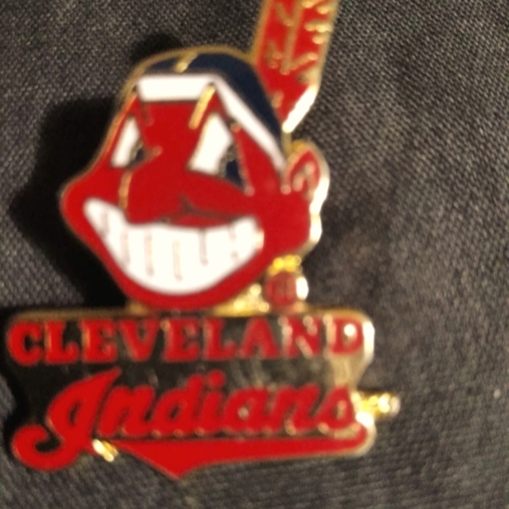 Original  MLB Cleveland indians  cheif wahoo pin. Marked